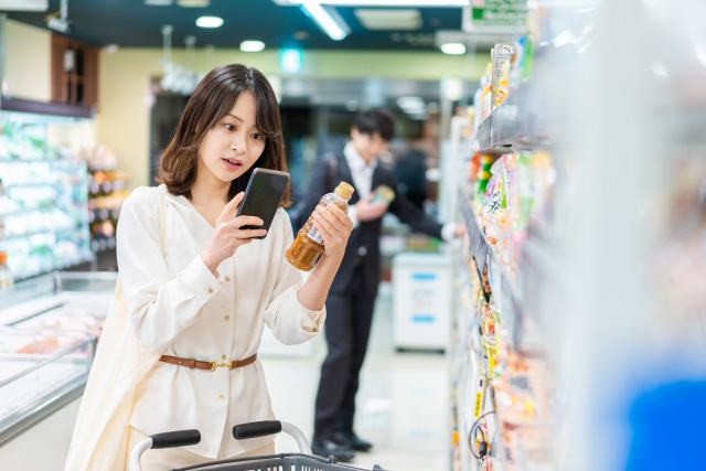 食材は裏ラベルを確認してから買っている